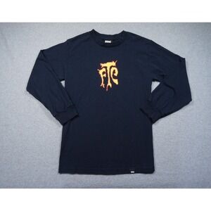 FTC Shirt Mens Small Blue For The City San Francisco Streetwear Skateboard